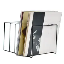 Металл LP Виниловая пластинка дисплей полка поворотный стол Полка для хранения выставочный стенд держатель