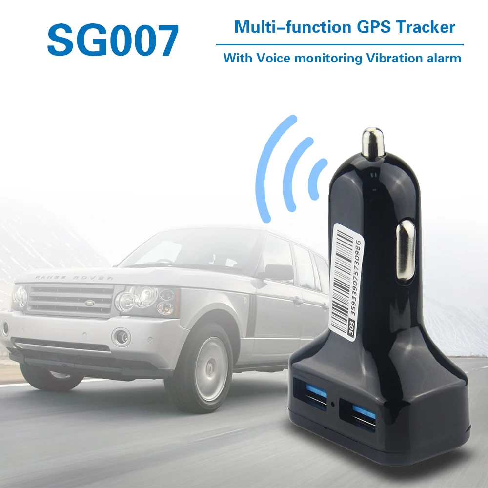 Multi function Vehicle Car Device SG007 Car Charger GPS Tracker Voice