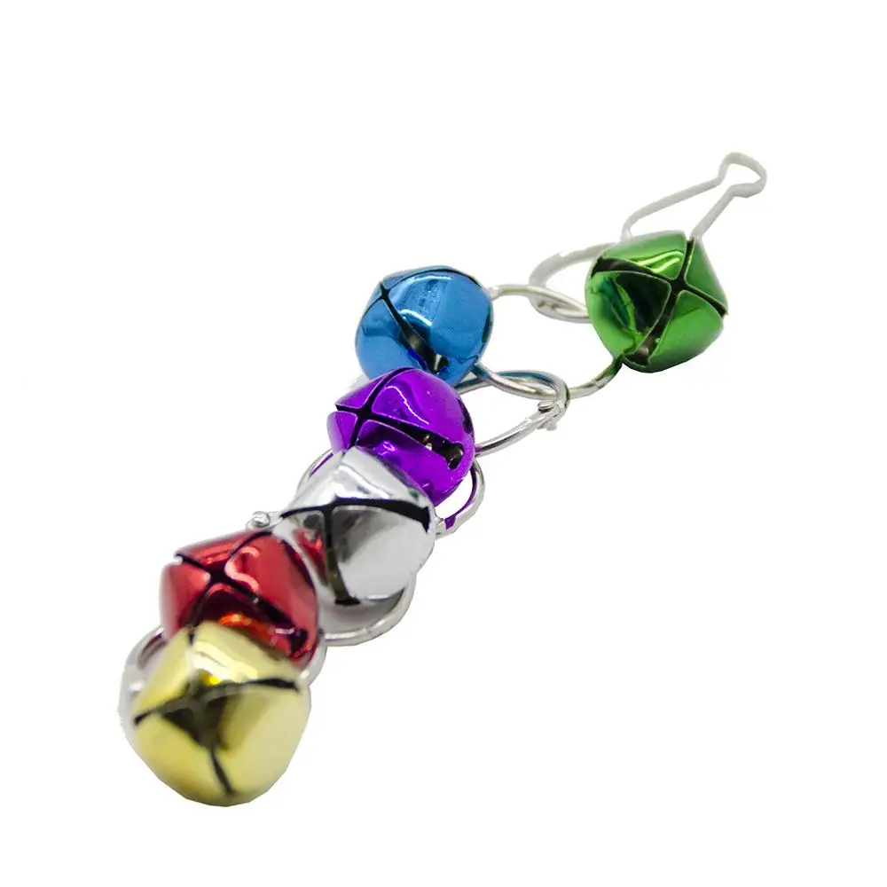 Parrot Toy Activitoys Bells Bird Toy Colorful Chewing Hanging Cage Bite for Macaws African Greys Eclectus Cockatoo Parakeet