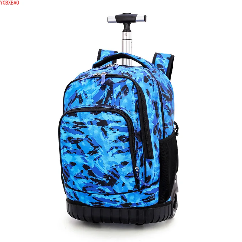 Рюкзак на колесиках для путешествий, сумки на колесиках, сумки для багажа, рюкзаки, вместительные колеса для чемодана, сумка на колесиках - Цвет: Rolling Backpack