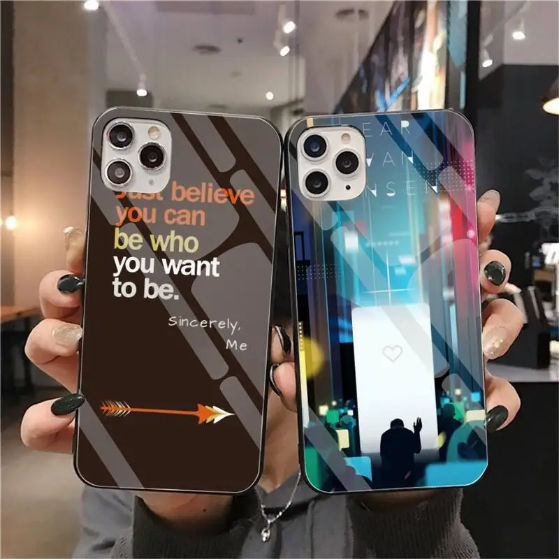 HPCHCJHM Dear Evan Hansen чехол для телефона из закаленного стекла iPhone 11 Pro XR XS MAX 8X7 6S 6 Plus SE 2020 |