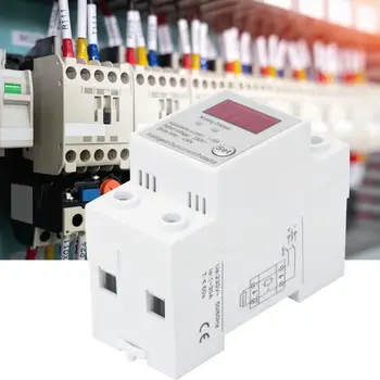 

230V 1-30A Adjustable Over Voltage And Under Voltage Protective Device Protector Relay Over Current Protection Limit