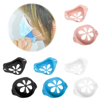 

5pcs 3D Reusable DIY Face Mask Holder Lipstick Bracket Internal Support Nose Mouth Smooth Breathing