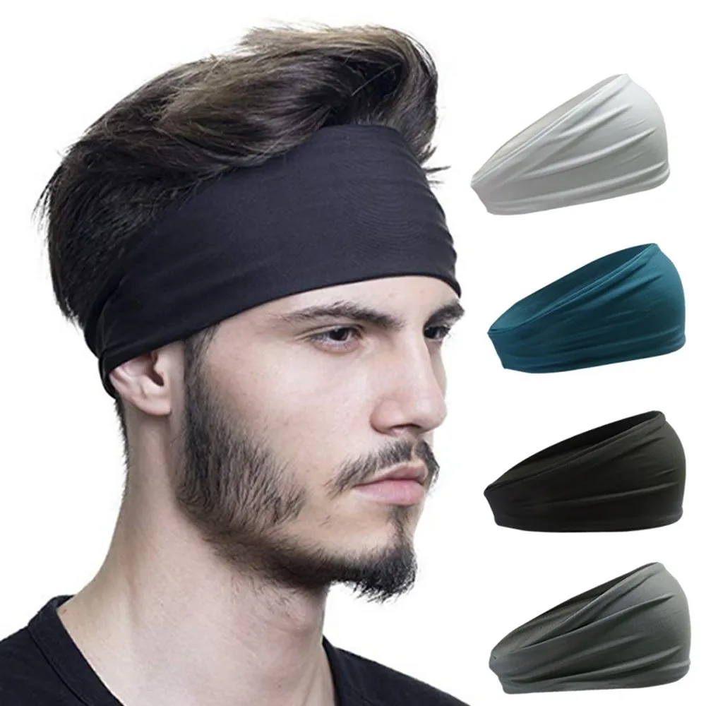 Sports Sweat Headband Sweatband For Men Women Yoga Hair Bands Sports Safety.. 