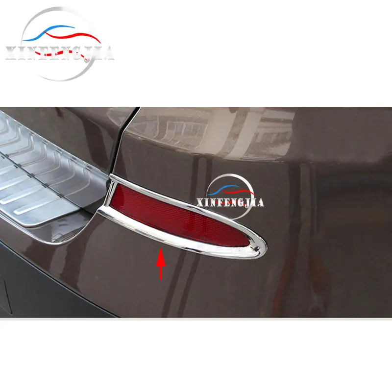 Подходит для BMW X3 F25 2011 2014 2 шт. хромированный задний противотуманный фонарь