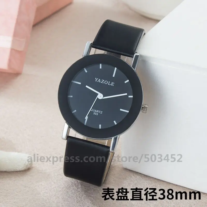 large black 100 шт./лот Новое поступление парные часы модные кожаные часы спортивные часы для мужчин и женщин заводская цена часы - Цвет: large black