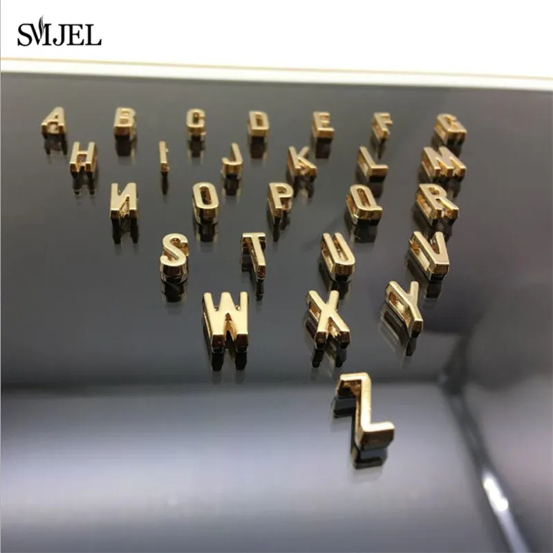 Женское Двухслойное колье SMJEL Bijoux с крошечным сердцем и буквенным принтом 26 букв