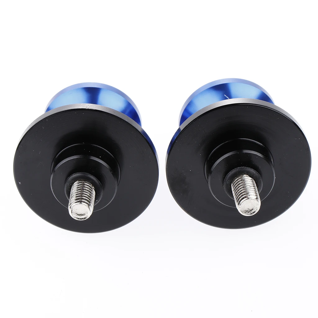 6mm Blue Stands Swingarm Swing Arm Spools Slider Stand Screw 2pcs