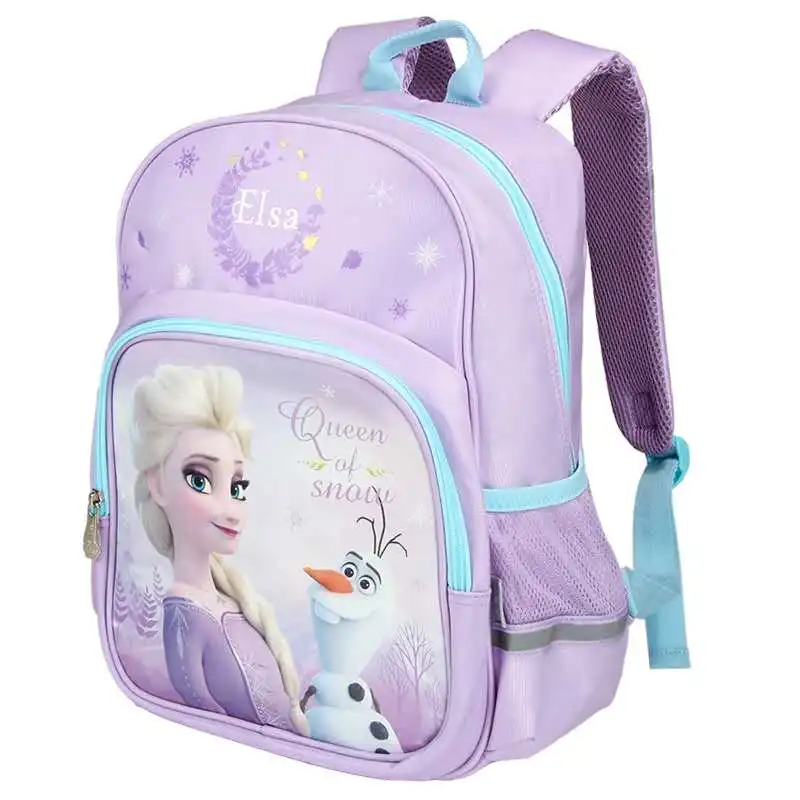 Disney Frozen School Bags For Girl Elsa Large Capapcity Light Primary School Backpack For Teenage Girls Grade1-2 Mochila Escolar