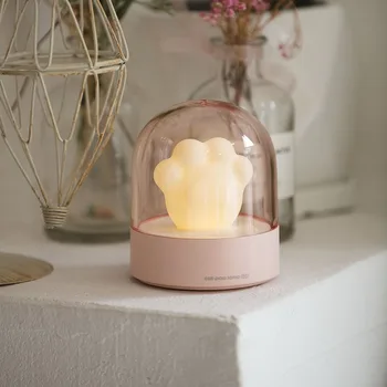 

Children's Cute Cat Melon Touch Dimming LED Night Light Kids Baby Bedroom Indoor Bedside Decoration Creative Gift USB Music Lamp