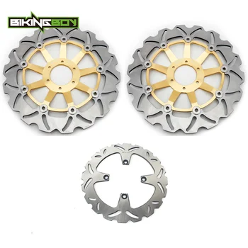 

BIKINGBOY Front Rear Brake Discs Disks Rotors For Honda VFR 750 F 1994 1995 1996 1997 1998 VFR750F 94 95 96 97 98