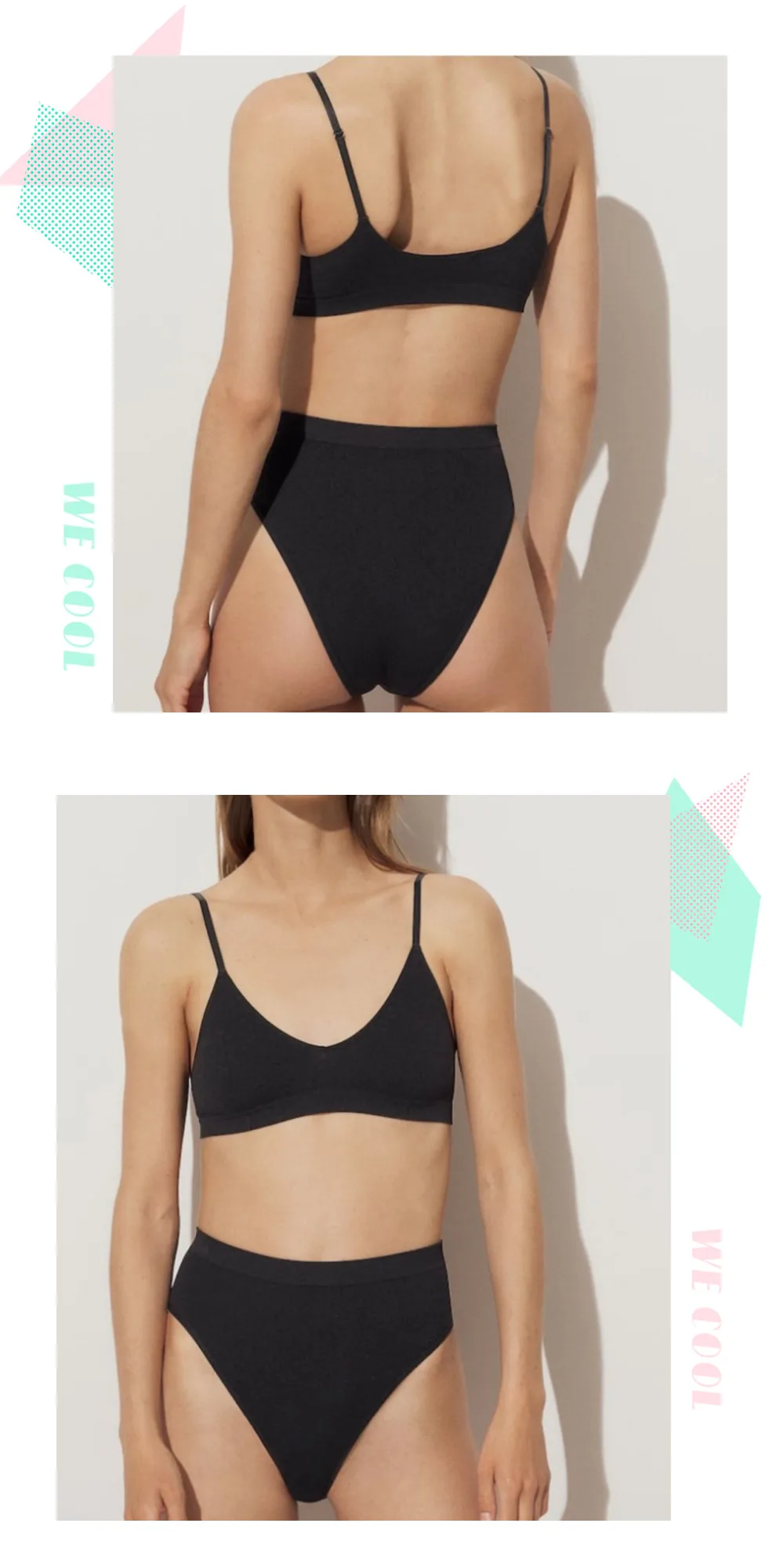Seamless Tube Top Women's Ribbed V-Neck Wireless Bralette U-Back Daily Wear Bra Sexy Lingerie Adjust Straps Sports Underwear M-L
