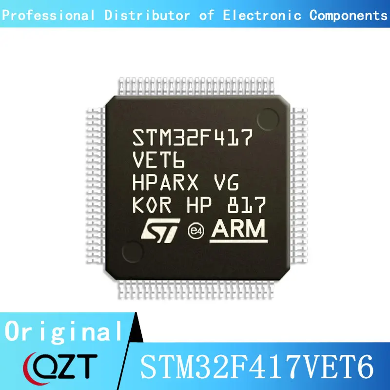 10pcs/lot STM32F417 STM32F417VE STM32F417VET6 LQFP100 Microcontroller chip New spot