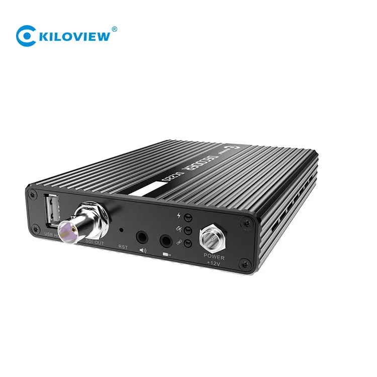 

Kiloview H.264 RTMP RTSP RTP to SDI HDMI VGA DVI Decoder, Live Streaming IPTV Decoder Hardware