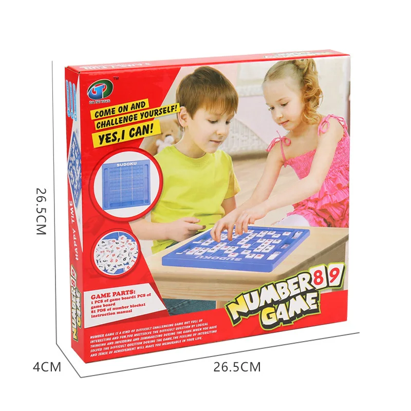 Children's educational toys Jiugongge Sudoku board game Intelligence training development Puzzle digital toy
