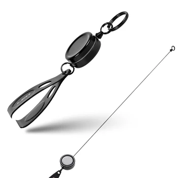 

Lixada Magnetic Net Release Holder Keeper Fly Fishing Magnet Clip Landing Net Connector with Retractable Fishing Line Clipper