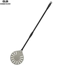 

NEW TY Hard Anodized Aluminum Pizza Shovel Adjustable Pizza Peel Perforated Turning Pastry Baking Paddle With Removable Handle