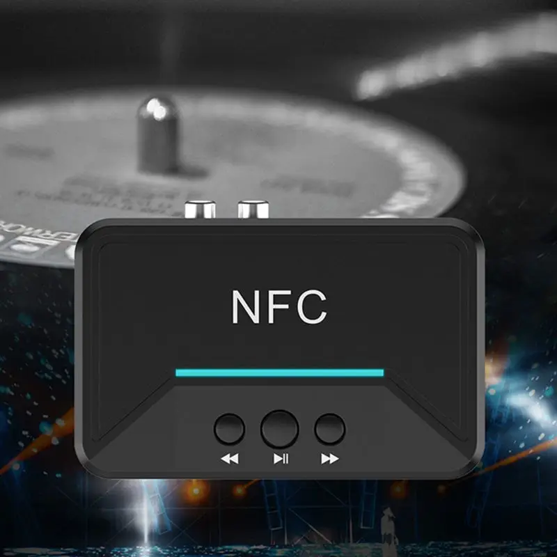 5 0 Bluetooth Receiver Smart NFC A2DP RCA AUX 3 5MM Jack Wireless Adapter Suppotr USB Play For CAR Home Speaker Headphon