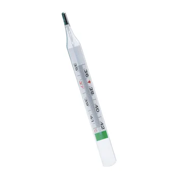 

MERCURY-FREE Adult Baby Thermometer Scale Traditional Glass Clinical Accuracy
