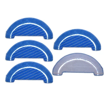 

5 Pieces Replacements Mop Cloth Fit For Conga Series 1090 Vacuum Cleaner Parts Accessories Cleaning Cloths