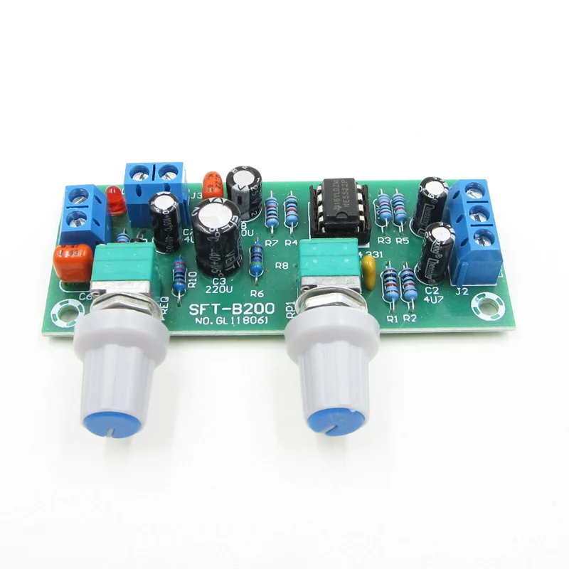 DC 12 V-24 V с низким уровнем фильтром нижних частот NE5532 сабвуфер процесс предусилитель плата электросхема Интегральные схемы