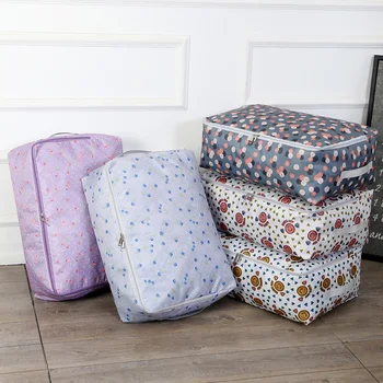 

Waterproof Portable Clothes Storage Bag Organizer Folding Closet Organizer For Pillow Quilt Blanket Quilt With Handle Wardrobe