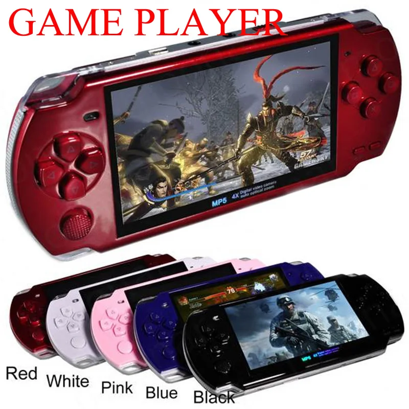 in stock Built-in 5000 games 8GB 4.3 Inch PMP Handheld Game Player MP3 MP4 MP5 Video FM Camera Portable Console 035 | Электроника