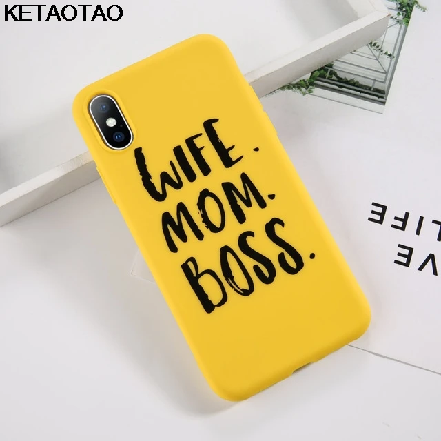 KETAOTAO Модный чехол для телефона с граффити цвета конфеты чистый буквы s для iPhone 6 7 8 Plus X XS XR 11 Pro Чехол Мягкий ТПУ резиновый силиконовый - Цвет: Темно-серый