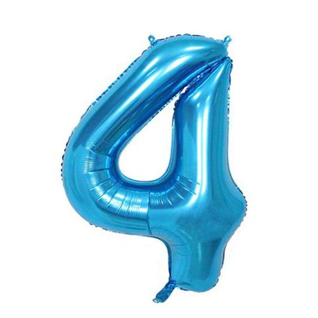 32inch 4-1pcs POCOYO принадлежности для вечеринки воздушный шар стенд детская тематическая вечеринка на день рождения украшение Новорожденный ребенок душ продукты украшения одноразовые - Цвет: 32inch 4-1pcs