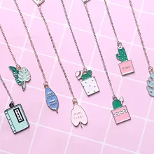 Простая Подвеска Закладка, художественный металлический зажим, обратно в школу, канцелярские принадлежности для студентов, милый стиль, учительские принадлежности