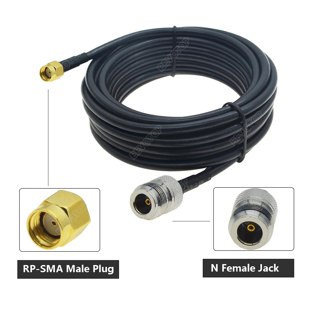 USA-CA LMR195 FME FEMALE to SMA MALE Coaxial RF Pigtail Cable 