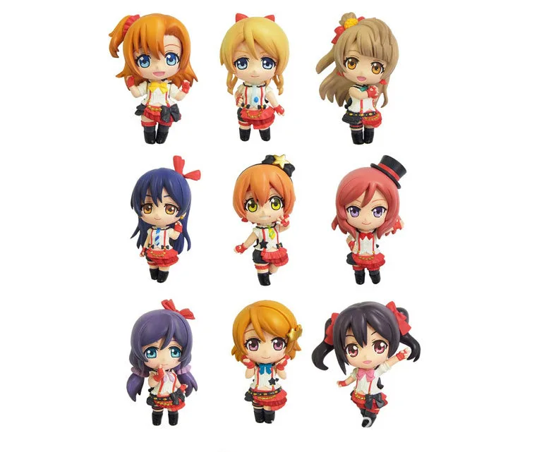 Фигурки героев аниме «love live», 6 см, Sonoda Umi Eli Ayase Maki Nishikino, модель Q Honoka Kousaka Nozomi Tojo Nico Yazawa, игрушки из ПВХ