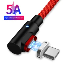 Магнитный Micro USB 8 Pin кабель для iPhone samsung Android мобильный телефон Быстрая зарядка usb type C кабель магнит зарядное устройство провод шнур