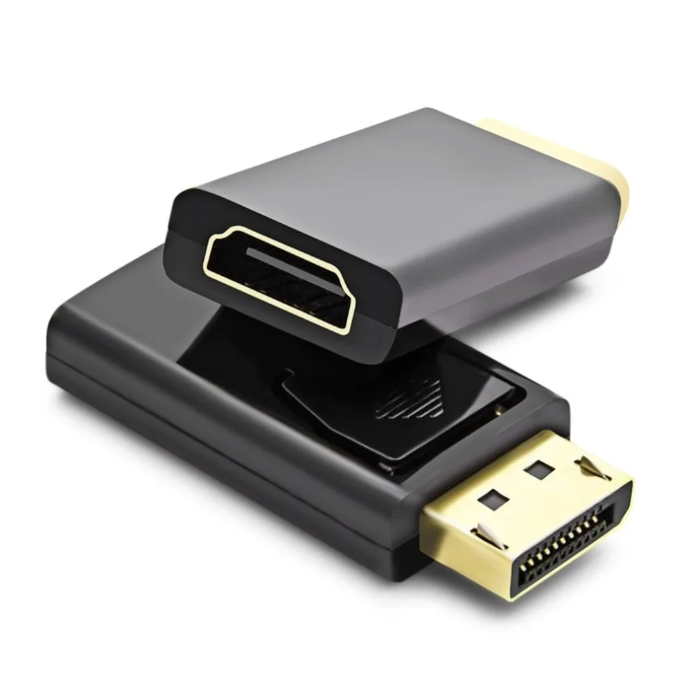 Onleny Mini display порт папа-папа HDMI конвертер 1080P DP к HDMI адаптер Позолоченный разъем ABS корпус Поддержка горячей вилки