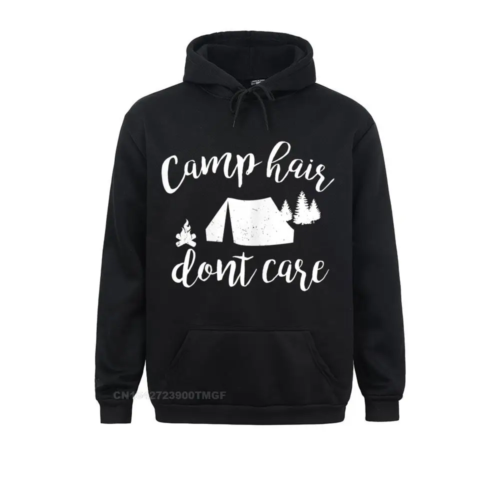 Hoodies Womens Camp Hair Don't Care Shirt Funny Camping Tee__B11711 Mother Day Long Sleeve  Men's Sweatshirts Custom Clothes Brand Womens Camp Hair Don't Care Shirt Funny Camping Tee__B11711black