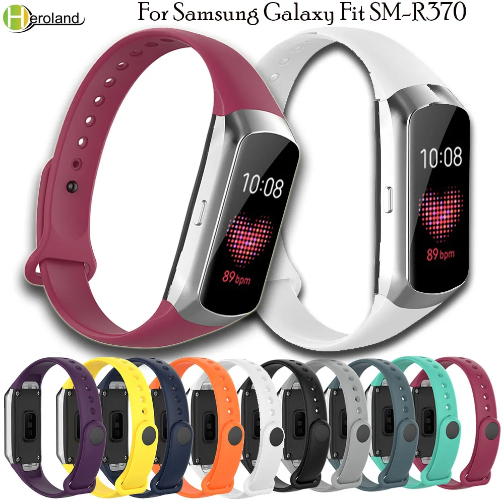 Цветные силиконовые спортивные часы HERO IAND ремешок для Samsung Galaxy подходит SM R370