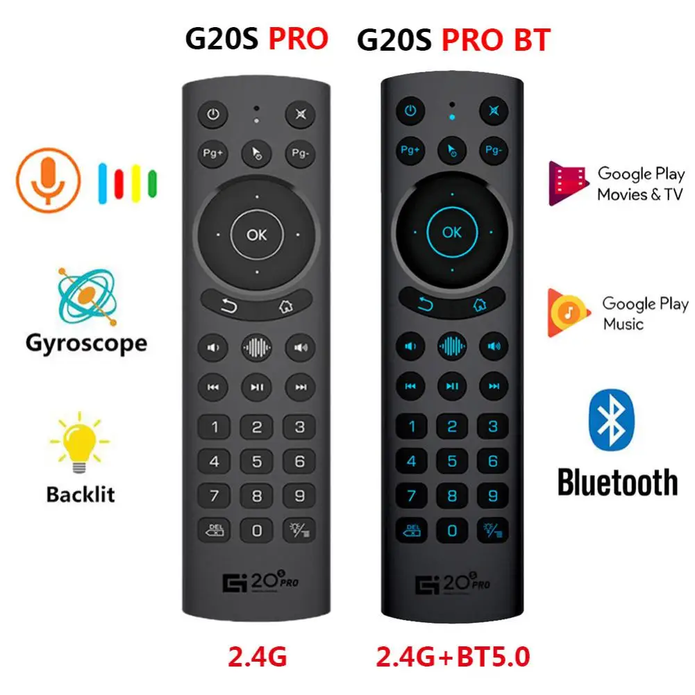 G20BTS Plus Air Mouse Голосовое управление с гироскопом игры 2 4 ГГц беспроводной