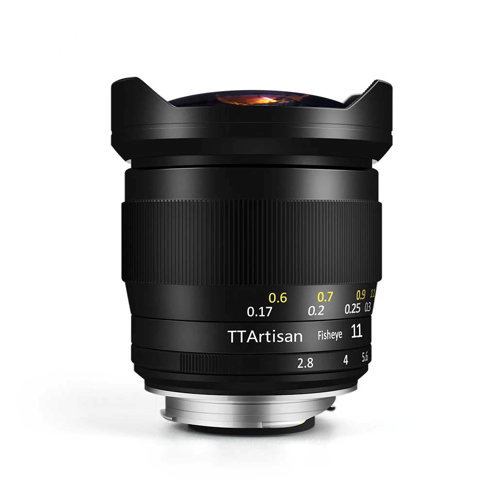 TTArtisan 11 мм F2.8 ультра-Широкий Рыбий глаз объектив Ручной камеры для Sony A7 A7II A7R A7RII A7S
