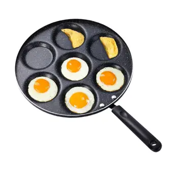 

7 Holes Eggs Frying Pot Omelet Pan Non-stick Egg Pancake Steak Omelette Pans Cooking Breakfast Maker Kitchen Utensils