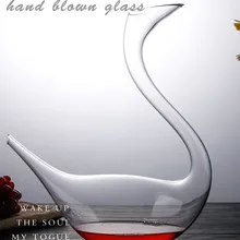 Креативный Лебедь графин Имеющий форму хрустальный стеклянный виски винный графин для красного вина Виски Бар вечерние ужин Рождественский подарок 2000 мл