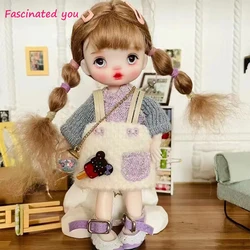 Mini poupées articulées de maquillage pour le visage, 17CM, nouveau produit, vêtements à la mode, costume princesse, jouet pour fille, BJD, 1/8 