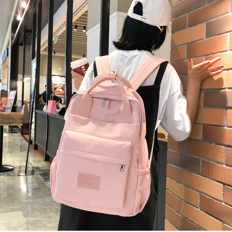 

2019 High Quality Waterproof Nylon Backpack Harajuku Women Backpack Travel Mochilas Sac A Dos Large School Bag for Girl Bag Pack