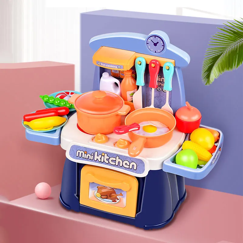 Сменные Кухонные Игрушки для приготовления пищи, детские игрушки для дома, кухонные принадлежности, кастрюли для приготовления пищи, посуда, игрушки для девочек для детей