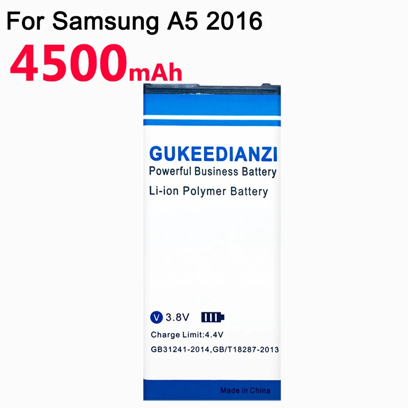 Аккумулятор телефона EB-BA510ABE 4500 мАч для Samsung Galaxy A5 2016 Edition A510 A510F A5100 A510M A510FD A510K A510S