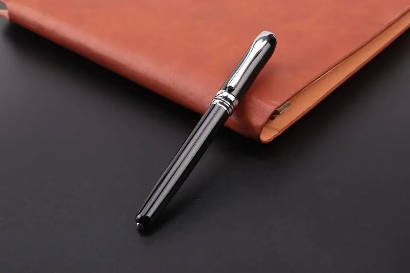 Roller pen Элегантная ручка с логотипом, металлическая шариковая ручка, шариковая ручка для бизнеса, подарок, рекламный подарок - Цвет: Roller pen