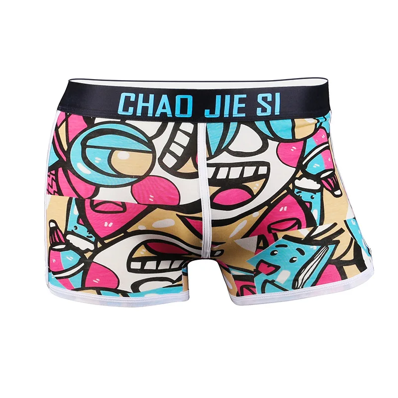 

Sexy Underwear Men's Boxers Shorts Cotton Panties Man Arrow Pants Breathable Mid-rise Pouch Male Underpants Ropa Interior Hombre