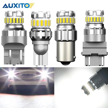 

2PCS W16W LED T20 LED Canbus 7440 7443 Bulbs Error free T15 1156 S25 LED 3157 P27/5W LED Brake Reverse Light Turn Signal 12V