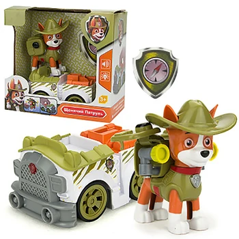 

Original Paw Patrol puppy patrol Everest Tracker Apollo Skye Rescue Vehicle Toy Set Anime Action Figure Toy Kid Gift