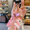 Unicorn Keychain Female Cute Cartoon Doll Car Key Lanyard Bag Phone Pendant Couple Lover Girl Gift Kawaii Child Toy Accessories 4