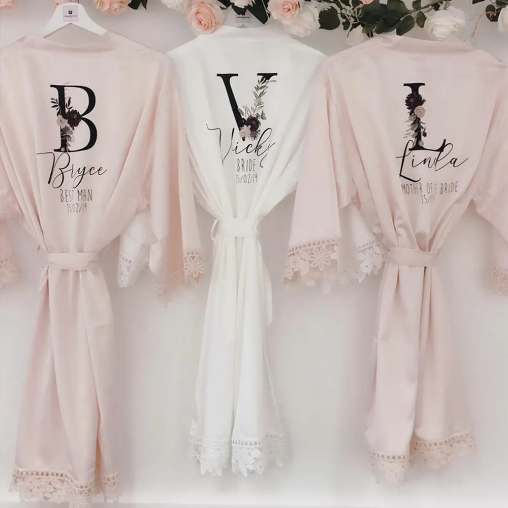 Bridesmaid Robes With Names